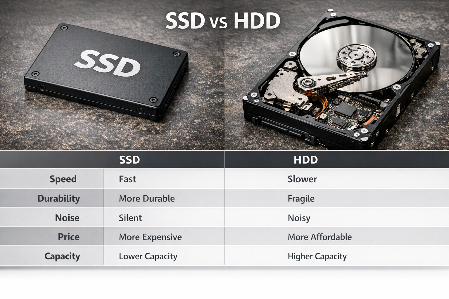 SSD vs HDD: Mana yang Harus Kamu Pilih untuk Komputer?