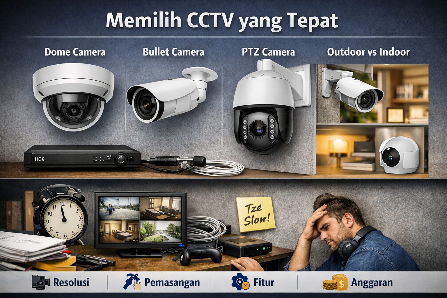 Tips Memilih CCTV yang Tepat untuk Rumah dan Toko